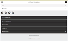 Tablet Screenshot of midlandabrasives.com